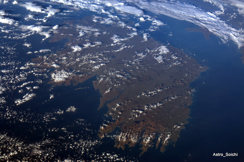 2 great satellite photos of Ireland from space: