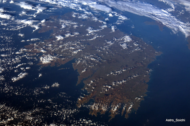 2 great satellite photos of Ireland from space: 2 great satellite photos of Ireland from space: